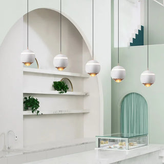 Multicolored Pendant Light – Chrome Finish Lighting With Adjustable Cord