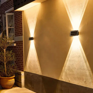 LED Solar Wall Light – Double Beam Patio Lamp | Energy Efficient Outdoor Lighting