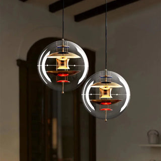 LED Sphere Pendant Light – Modern Pendant Light With Metallic Finish Lighting