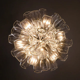 Modern Crystal Chandelier – Adjustable Brightness LED Steel Fixture for Living Room