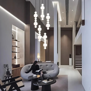 Modern Iron Pendant Light - Adjustable Dining Room Lighting with LED Energy Saving