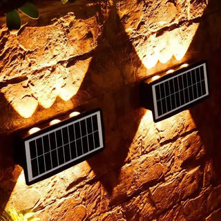 LED Solar Wall Light – Double Beam Patio Lamp | Energy Efficient Outdoor Lighting