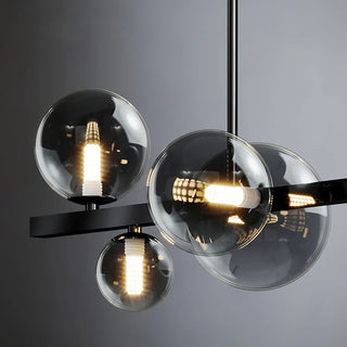 Contemporary Pendant Light – Alloy Cord Suspension Lamp with Remote Control