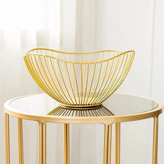 Modern iron fruit basket