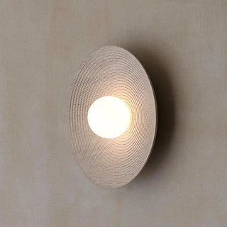 Solar Ripple Wall Light – Adjustable LED Lighting With Frosted Glass Shade