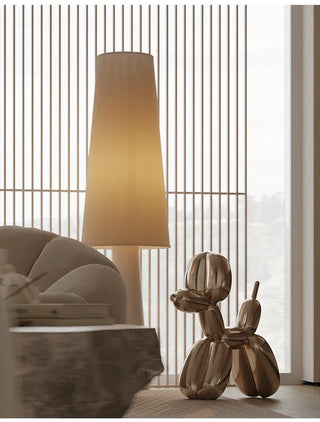 Nordic Floor Lamp – Modern Fabric Shade | Durable Iron Frame Lighting