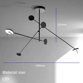 Black Metal Wall Light – Modern Wall Sconce with LED for Bedroom & Office