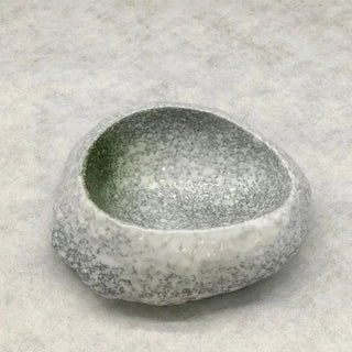 handcrafted ceramic bowl earthworks japanese natural stone porcelain dining set close-up