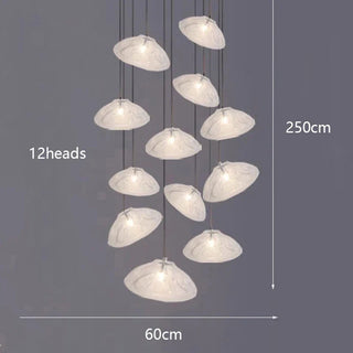 Modern Alloy Pendant Light – Dimmable LED Light with Remote Control for Dining Room Ambience