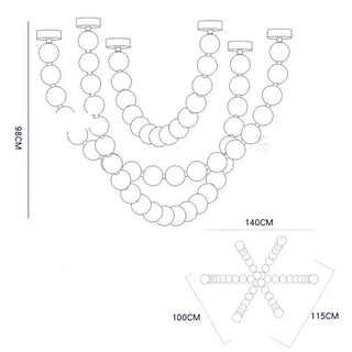 LED Crystal Pendant Light – Modern Dimmable Lamp With Remote Control