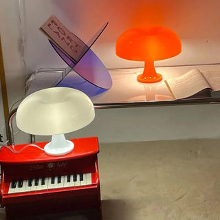Mushroom Table Lamp – Modern Designer Ambient Lighting | Lightweight Thermoplastic