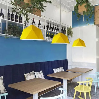 Loft Hanging Lamp - Industrial Pendant Light with Multicolor Shades | E27 Compatible