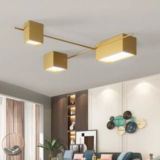 Modern LED Ceiling Light – Acrylic Surface Mount Light With Stainless Steel Finish