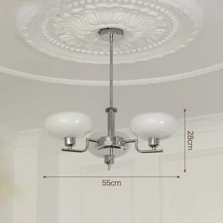Modern Iron Chandelier – Stylish Ceiling Light with LED for Living Room Lighting