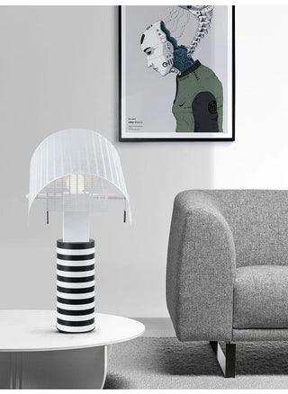 Black White Pendant Lamp – Modern LED Cord Light With Rotary Switch Control
