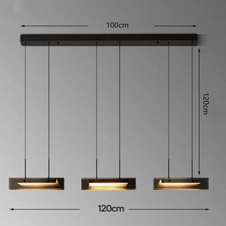 Modern LED Pendant Light – Alloy Adjustable Dimmable Suspension Lighting Fixture