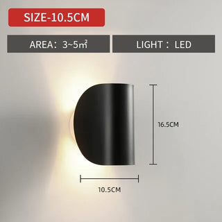 Rotating Aluminum Wall Light – Modern Adjustable Dimmable LED Wall Lamp