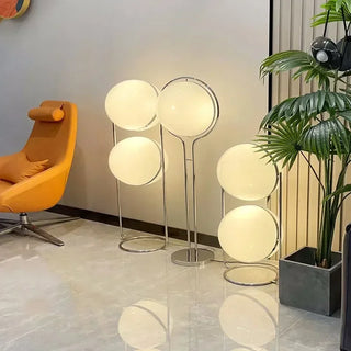 Modern Iron Floor Lamp – Energy Efficient LED Lighting With Push Button Switch