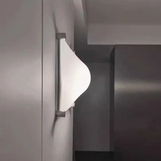 White Acrylic Wall Light – Modern Bedroom Wall Sconce with Soft LED Lighting