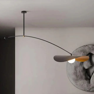 Amber Glass Ceiling Light – Modern Metal Frame Lamp With Soft Warm Lighting