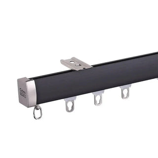 invisible curtain track premium aluminium rail silencing strip modern side view