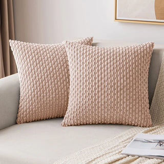 oslo cushion covers woven polyester cotton modern minimalist 40x40 to 50x50 cm detail