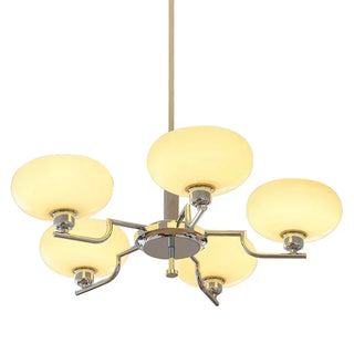 Modern Iron Chandelier – Stylish Ceiling Light with LED for Living Room Lighting