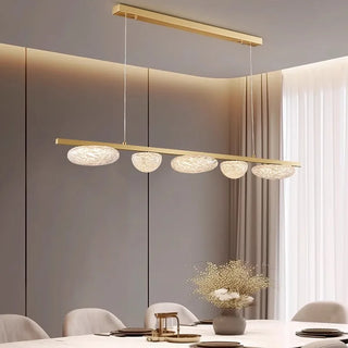Modern Iron Pendant Light – Adjustable Light Intensity | Dining Room Lighting Fixture