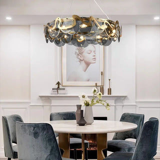 Modern Pendant Light – Alloy Cord Lighting With Dimmable LED & Remote Control