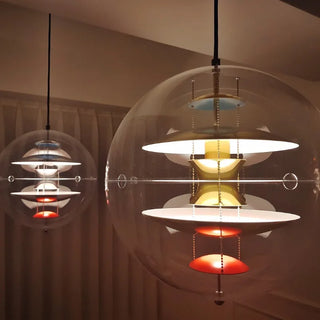 LED Sphere Pendant Light – Modern Pendant Light With Metallic Finish Lighting