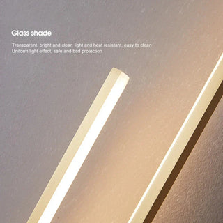 Modern Metal Wall Light – Sculptural LED Wall Sconce with Tapered Arm in Black or Gold