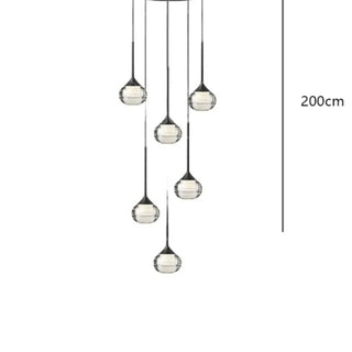 Crystal LED Pendant Light – Modern Dimmable Fixture with Remote Control