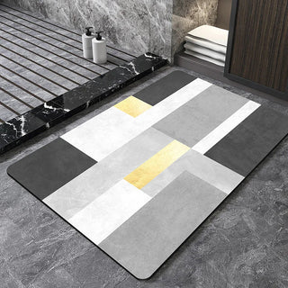 luxury non-slip diatom bath mat front view