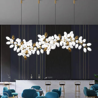 Modern LED Pendant Light – Stylish Alloy Hanging Lamp for Living Room Lighting