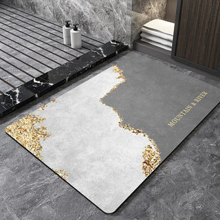 luxury MARI diatom eco-friendly anti-slip bath mat lifestyle view