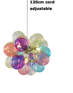Multicolored Balloon Pendant – Modern Pendant Light With Joyful Ambiance Lighting