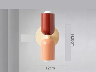 Adjustable Wall Light – Modern Metal Wall Sconce with Color Changing LED Illumination