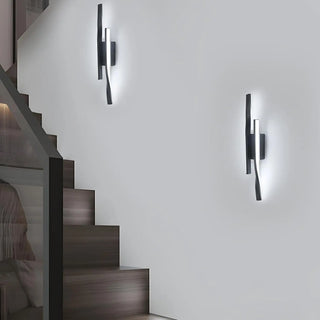 Modern Black Wall Light – Durable Aluminum Fixture | Soft Ambient Lighting