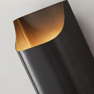 Black Metal Wall Light – Matte Black Light Fixture for Bathroom Mirror Lighting