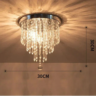 Modern Chandelier – Crystal Flower LED Lighting With Warm Ambiance | Gold Finish