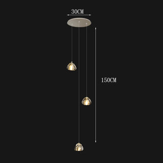 Modern Crystal Chandelier – Elegant LED Pendant Light Fixture for Living Room