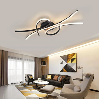 Linear Ceiling Light – Modern Dimmable LED Lamp with Remote Control Dimmer