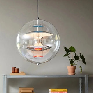 LED Sphere Pendant Light – Modern Pendant Light With Metallic Finish Lighting