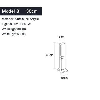 Aluminum LED Garden Lamp – Durable Patio LED Fixture | Weather Resistant Outdoor Lighting