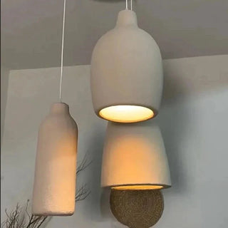 LED Pendant Light – Wabi Sabi Lighting Japanese Pendant Lamp With Brushed Nickel Finish