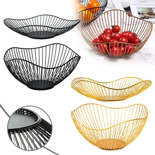 Modern metal fruit platter