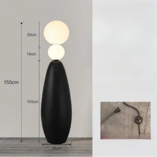 Iron Floor Lamp – Modern Living Room Lamp | LED Compatible, Easy Install Design