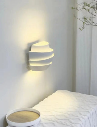 Nordic Wall Light – White Metal LED Modern Wall Lamp with Directional Lighting