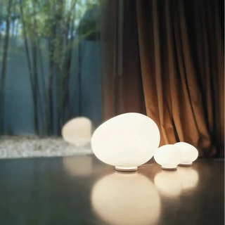 Soft Ceramic Table Lamp – Elegant Opal Glass Lighting with Versatile Design