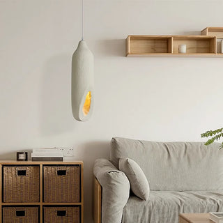 Modern Pendant Light – Beige Interior Pendant Lamp with LED Lighting & Touch Control